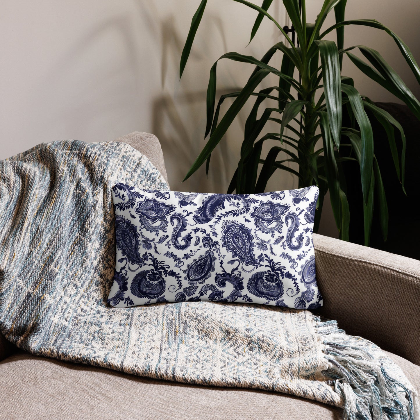 Paisley Print Pillow