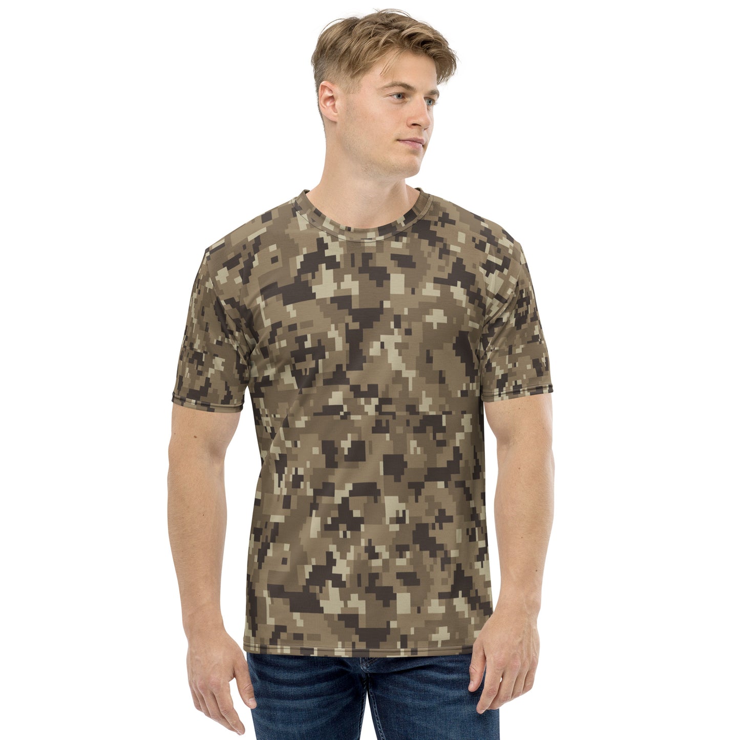 Men's camouflage print t-shirt