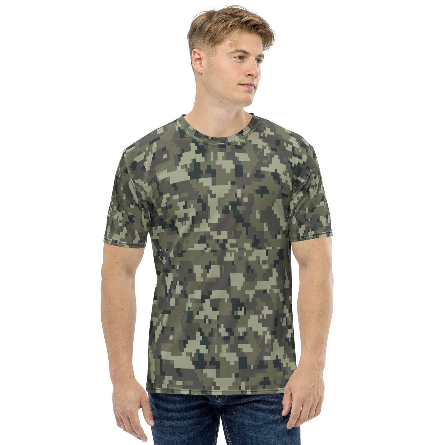 Men's camouflage print t-shirt