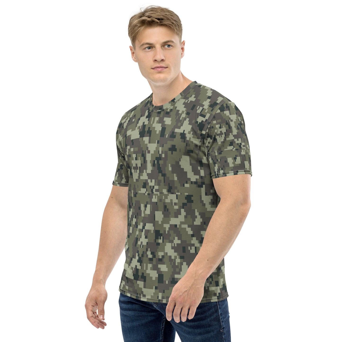 Men's camouflage print t-shirt