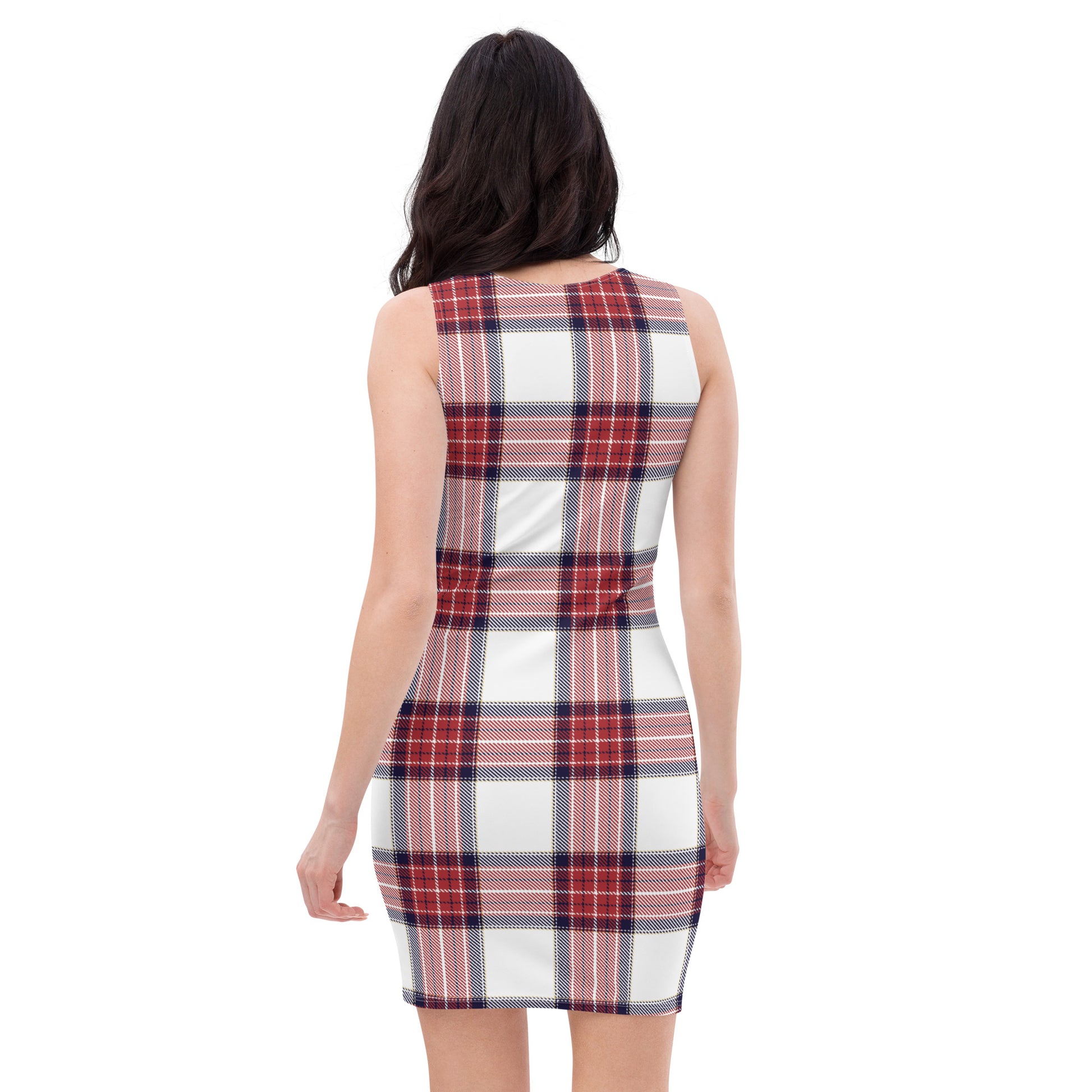 Plaid Bodycon dress wolferland Plaid Bodycon dress wolferland