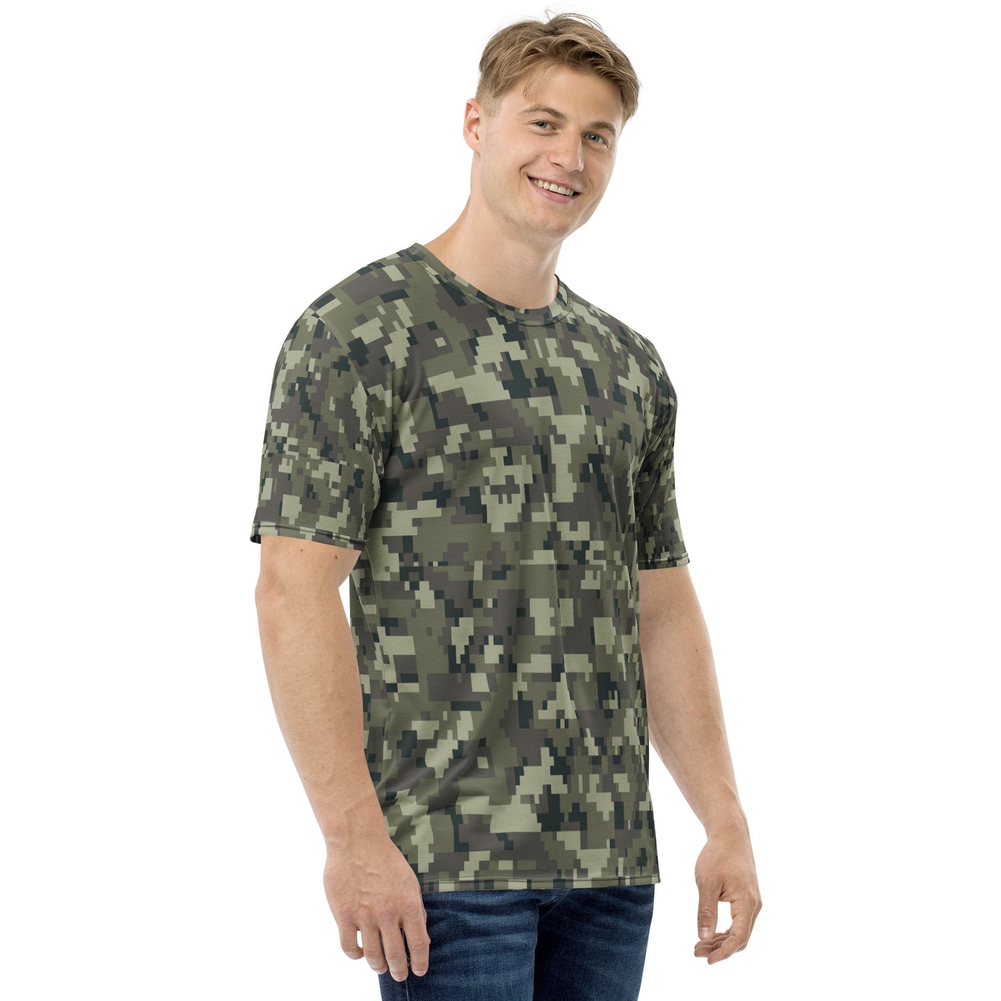 Men's camouflage print t-shirt